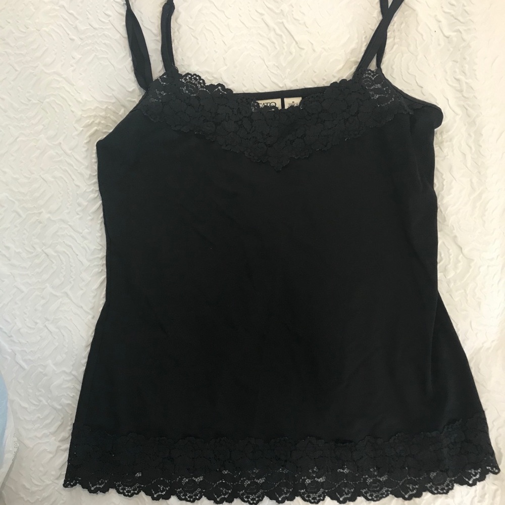 Women’s Black Cami with Lace